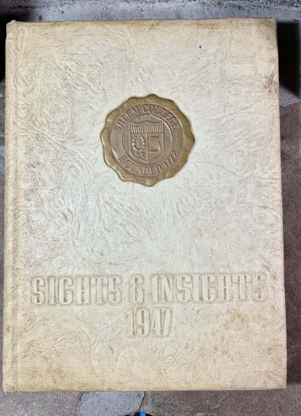 Winston Salem NC High School 1947 Yearbook Ephemera vintage